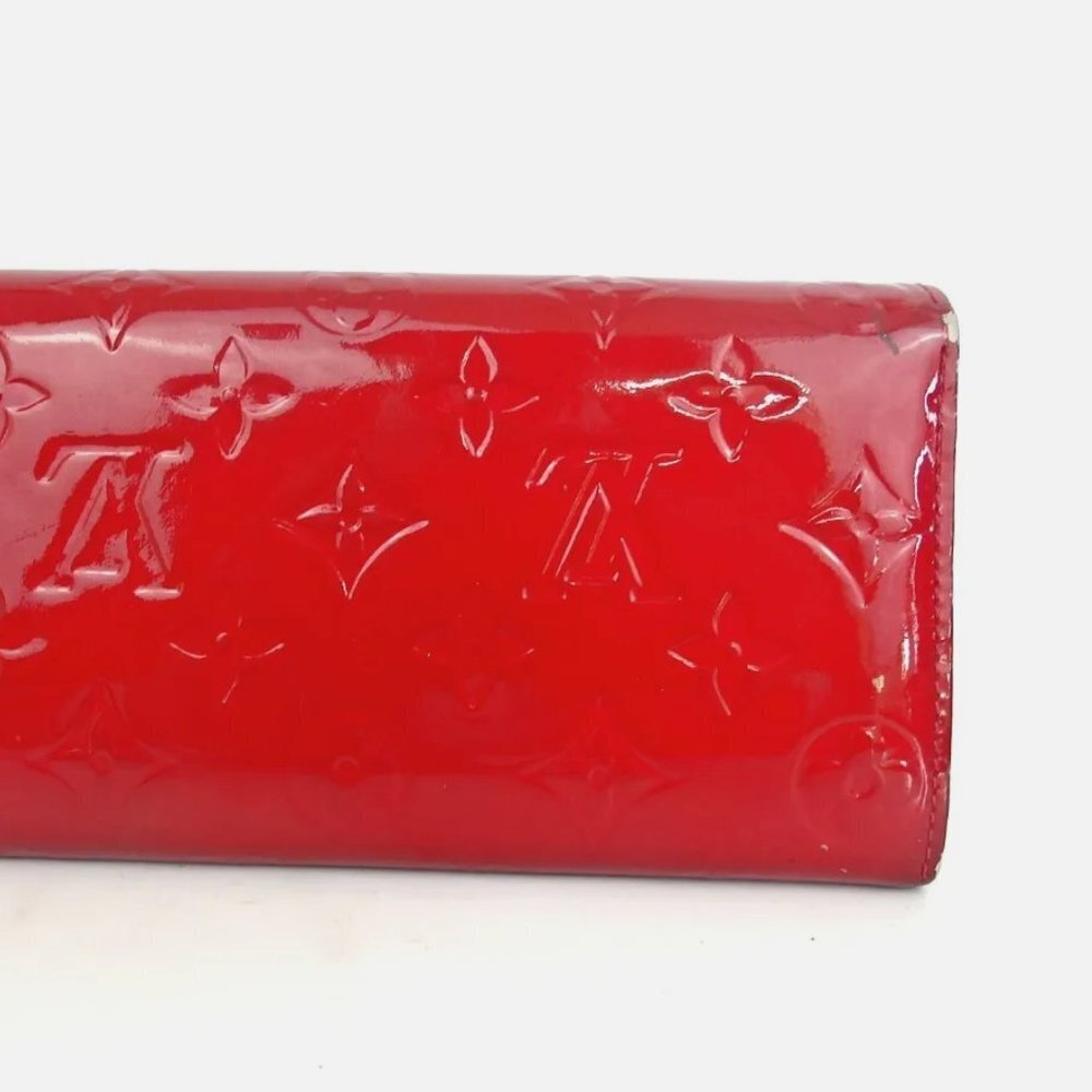Sold! LOUIS VUITTON Vernis Portefeiulle Sarah wallet oversized contintental - Picture 3 of 13